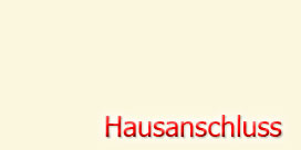 Hausanschluss
